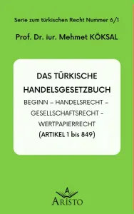 Das türkische Handelsgesetzbuch
