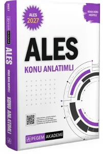 Pegem Yayınları 2027 ALES Konu Anlatımlı