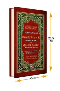 Türkçe Mealli Delailül hayrat Ve Günlük Dualar Orta boy