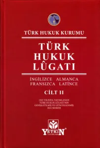 Türk Hukuk Lügatı (İki Cilt Takım)