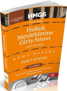 Savaş Yayınları 2025 HMGS Vergi Hukuku Soru Bankası