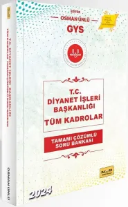 Makro Kitap 2024 T.C. Diyanet İşleri Başkanlığı GYS Tüm Kadrolar Çözümlü Soru Bankası