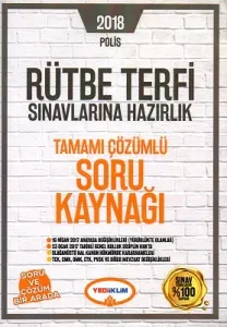 2018 Polis Rütbe Terfi Sınavlarına Hazırlık Tamamı Çözümlü Soru Kaynağı