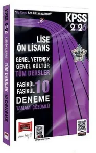 Yargı Yayınları 2026 KPSS GK-GY Lise Ön Lisans Tüm Dersler Fasikül Fasikül Tamamı Çözümlü 10 Deneme