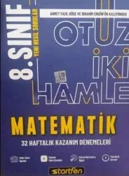 8. SINIF MATEMATİK 32 HAMLE HAFTALIK KAZANIM