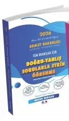 Rakipsiz Uzem 2026 GYS Adalet Bakanlığı Görevde Yükselme Tüm Branşlar İçin Doğru-Yanlış Sorularla Etkin Öğrenme