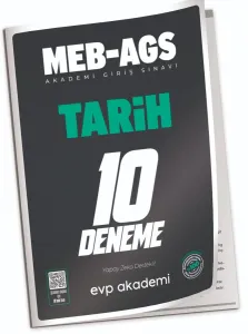 EVP Akademi 2025 MEB-AGS Tarih 10 Deneme Çözümlü