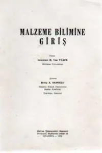 Malzeme Bilimine Giriş