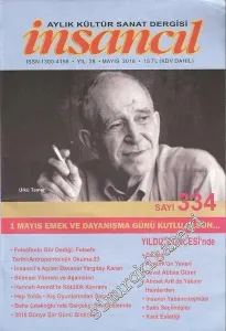 İnsancıl Aylık Kültür Sanat Dergisi - Ülkü Tamer - Sayı: 334