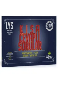 Tek Önder LYS Kısa Cevaplu Sorular Sayısal