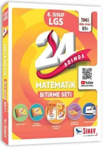 Sınav 8. Sınıf LGS 24 Adımda Matematik Bitirme Seti Sınav Yayınları
