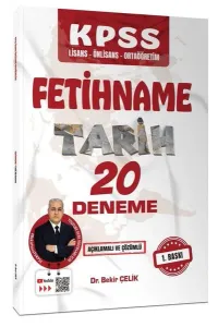 KPSS FETİHNAME Tarih 20 Deneme Sınavı