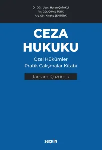 Ceza Hukuku Özel Hükümler Pratik Çalışmalar Kitabı