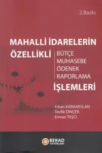 Mahalli İdarelerin Özellikli İşlemleri