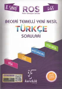Karekök 8.Sınıf LGS Rutin Olmayan Türkçe Sorular (Yeni)