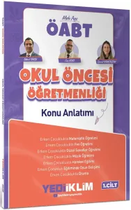 Yediiklim Yayınları 2027 MEB AGS ÖABT Okul Öncesi Öğretmenliği Konu Anlatımı 1. Cilt
