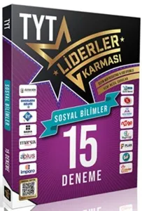 TYT Sosyal Bilimler 15 Deneme Liderler Karması 9786057276506