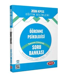 Data Yayınları 2026 MEB AGS Eğitim Bilimleri Öğrenme Psikolojisi Tamamı Çözümlü Soru Bankası