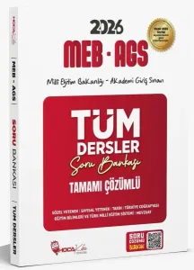 Hoca Kafası Yayınları 2026 MEB-AGS Tüm Dersler Soru Bankası Çözümlü