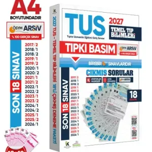 İnformal Yayınları 2027 TUS Temel Tıp Bilimleri ÖSYM Çıkmış Soru Tıpkı Basım Son 10 Yıl 18 li Deneme