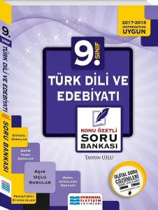 Evrensel İletişim Yayınları 9. Sınıf Türk Dili ve Edebiyatı Video Çözümlü Soru Bankası Evrensel İletişim