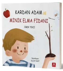 Kardan Adam Ve Minik Elma Fidanı