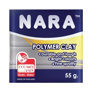NARA POLYMER CLAY 55gr.LIGHT GRAY ( Polimer Kil )