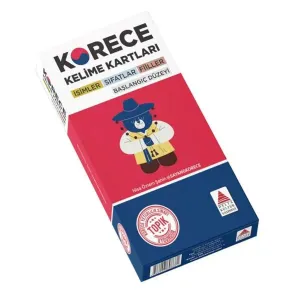 Korece Kelime Kartları İsimler, Sıfatlar, Fiiller
