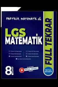 Partikül Yayınları 8. Sınıf LGS Matematik Full Tekrar