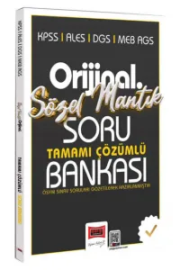 Yargı Yayınları KPSS ALES DGS MEB-AGS Orijinal Sözel Mantık Tamamı Çözümlü Soru Bankası