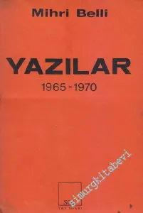 Yazılar 1965 - 1970 -        1970