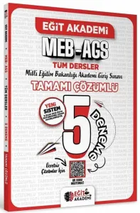Eğit Akademi 2026 MEB-AGS Tüm Dersler 5 Deneme Çözümlü