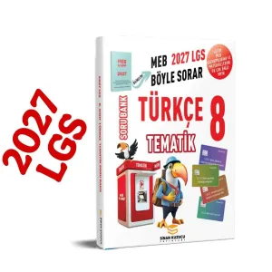 Sinan Kuzucu Yayınları 2027 8. Sınıf Tematik Türkçe Soru Bankası