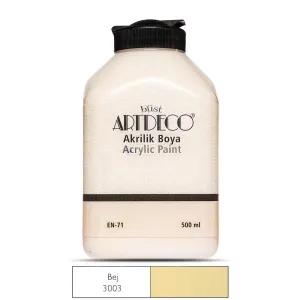 Artdeco Akrilik Boya 500ml Bej