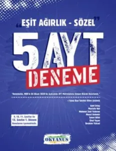 Okyanus AYT Eşit Ağırlık-Sözel 5 li Deneme-YENİ