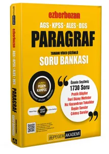 Pegem Yayınları Ezberbozan KPSS ALES DGS Paragraf Soru Bankası
