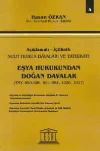 Eşya Hukukundan Doğan Davalar- Seri 4