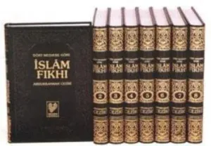 Dört Mezhebe Göre İslâm Fıkhı; (büyük boy 8 cilt, 3. hamur kâğıt, ciltli)