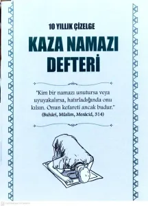 10 Yıllık  Kaza Namazı Defteri