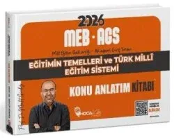 HOCA KAFASI 2026 MEB-AGS EĞİTİMİN TEMELLERİ VE TÜRK MİLLİ EĞİTİM SİSTEMİ KONU AN