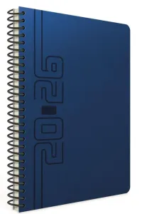 GIPTA AJANDA GÜNLÜK PORTAL 17x24 TERMO DERİ KAPAK SPİRALLİ