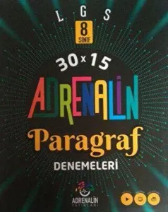 Adrenalin Yayınları 8. Sınıf LGS Paragraf 30 x 15 Deneme
