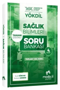 ​Modadil Yayınları YÖKDİL Sağlık Bilimleri Tamamı Çözümlü Soru Bankası