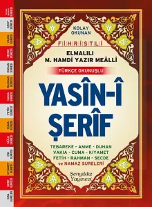 Yasin-i Şerif Fihristli, Mealli ve Türkçe Okunuşlu Mini Boy