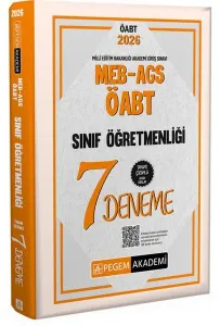 Pegem Yayınları 2026 MEB AGS ÖABT Sınıf Öğretmenliği Tamamı Çözümlü 7 Deneme