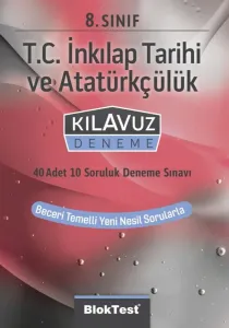 TUDEM 8. SINIF BLOKTEST TC.İNKILAP TARİHİ KILAVUZ DENEME