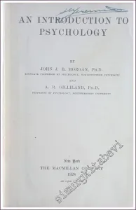 Introduction to Psychology [Hardcover] CİLTLİ -        1928