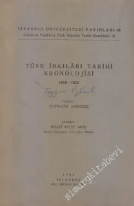 Türk İnkılabı Tarihi Kronolojisi 2 Cilt TAKIM - Cilt : 1918 - 1923 / Cilt 2: 1923 - 1930 -