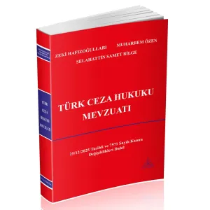Türk Ceza Hukuku Mevzuatı