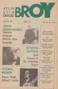 Broy Aylık Şiir Dergisi - Sayı: 28      Şubat